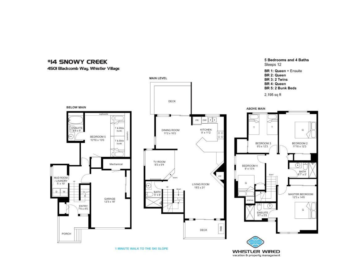 Villa Snowy Creek 14 Whistler Exterior foto